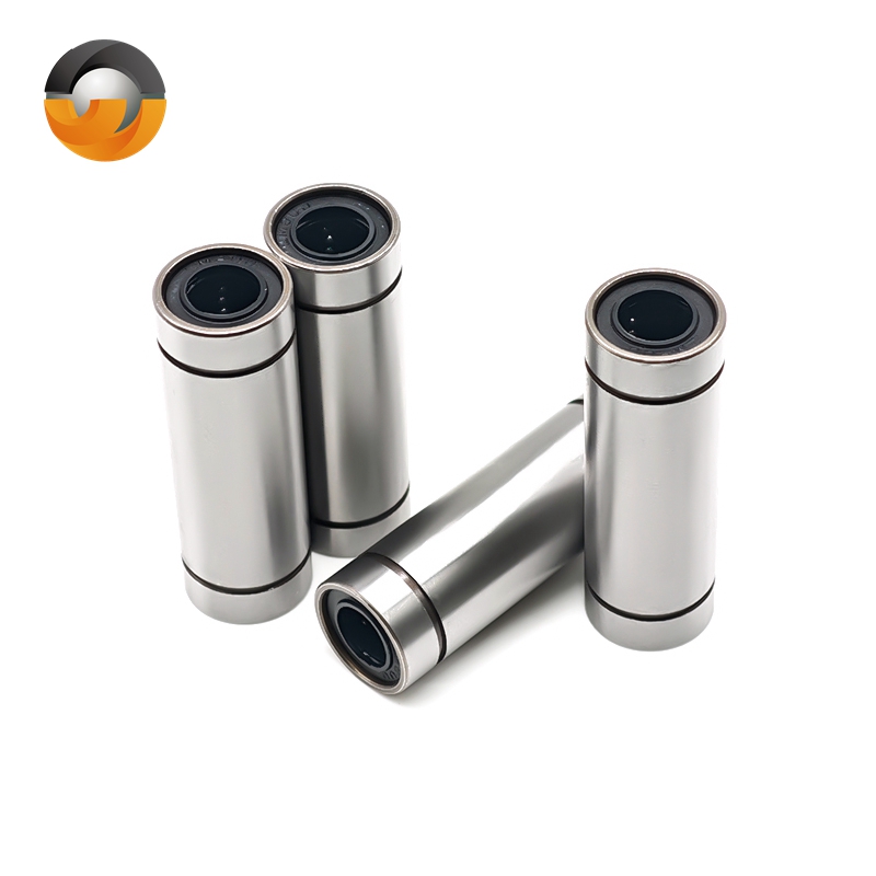 4 個 LM8LUU 8X15X45 mm リニアモーションベアリング ABEC-7 ロングタイプリニアベアリング