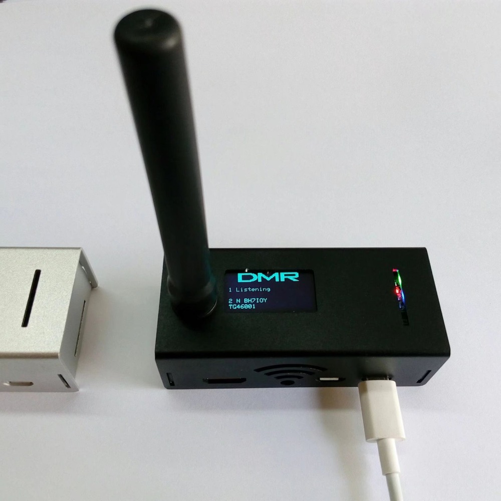 組み立て済み MMDVM ホットスポット サポート P25 DMR YSF NXDN Raspberry pi Zero W OLED アンテナ 16G SD カード ケース
