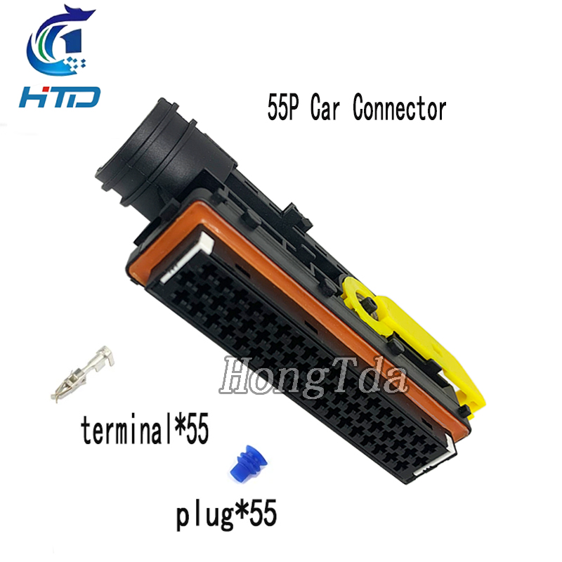 自動防水コネクタモジュール pld 55Pin A0045450426C トラック ECU プラグ DJ7552-3.5-21 1718248-1 A4574434140 A0084462840 ベンツ