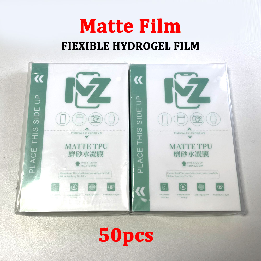 HD クリアマットプライバシー柔軟なヒドロゲルフィルムユニバーサル電話フロントスクリーンプロテクター TPU 保護フィルム切断機用