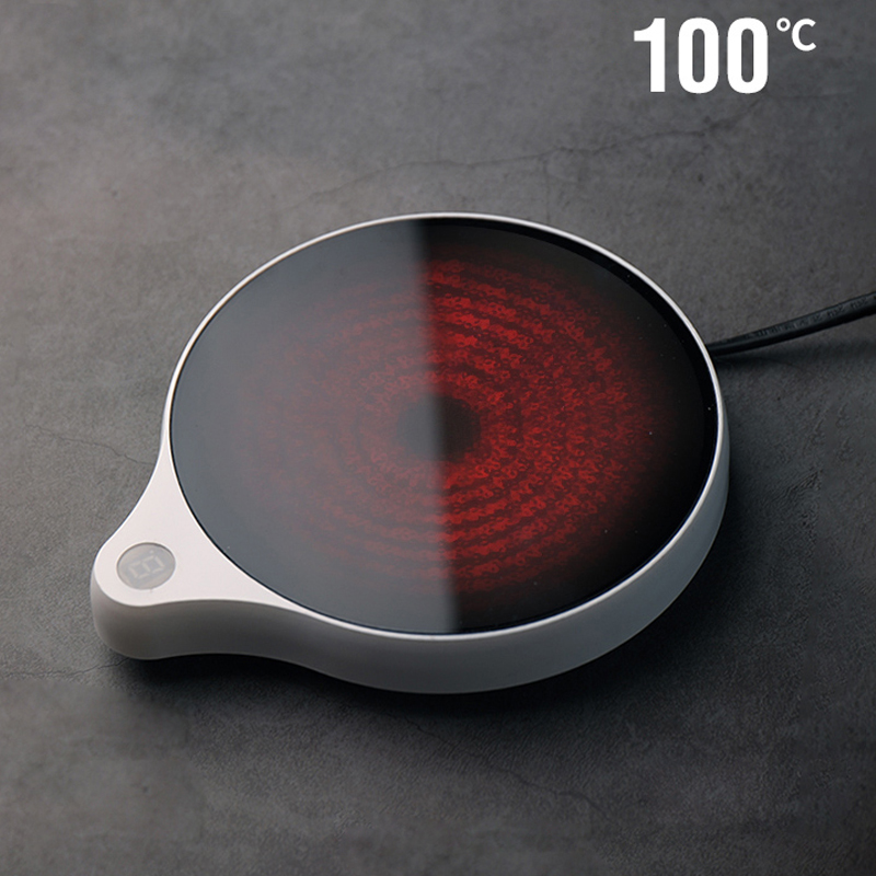 110V/220V カップヒーターマグウォーマー 100°C ホットティーメーカーウォーマーコースター 5 ギア温度カップヒーターコーヒーミルクティー加熱パッド
