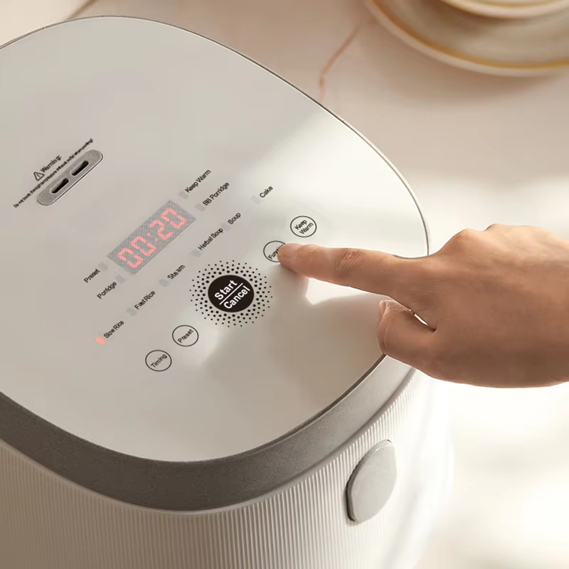2.5L 電気炊飯器 2-3 人用 マルチクッカー スマート蒸し米キッチンマシン 220V