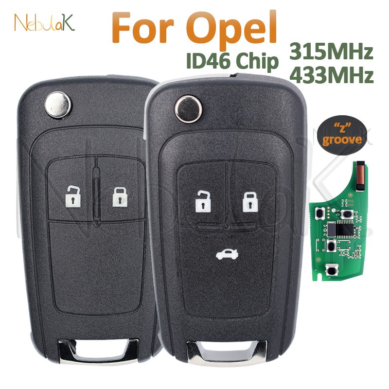 Remote Car Key for Opel for Vauxhall Adam Astra J Cascade Corsa E Insignia Karl Mokka Zafira C 315 433 Mhz ID46 HU100 NOT Smart