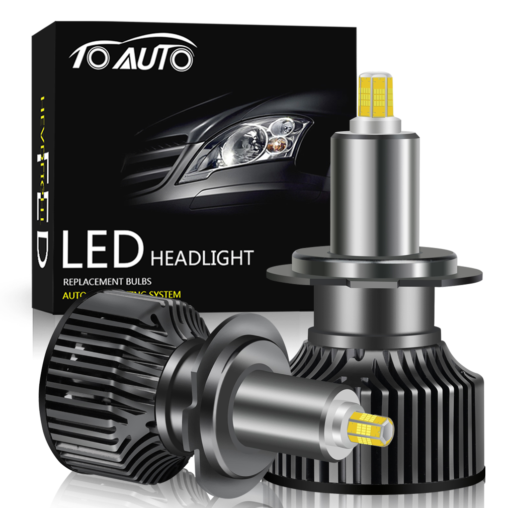 H1 H7 Led 車のヘッドライト電球 H8 H11 30000LM ライト HB3 9005 HB4 9006 Hir2 9012 ターボ Bi Led プロジェクターレンズオートフォグランプ用