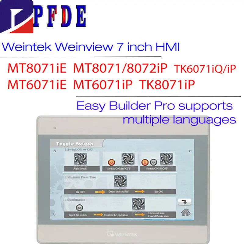 MT8071iP MT8071iE Weinview Weintek MT8072iP TK6071IQ MT6071iE MT6071iP TK8071iP TK6071iP HMI 7 インチ TFT 液晶 hmi タッチ スクリーン