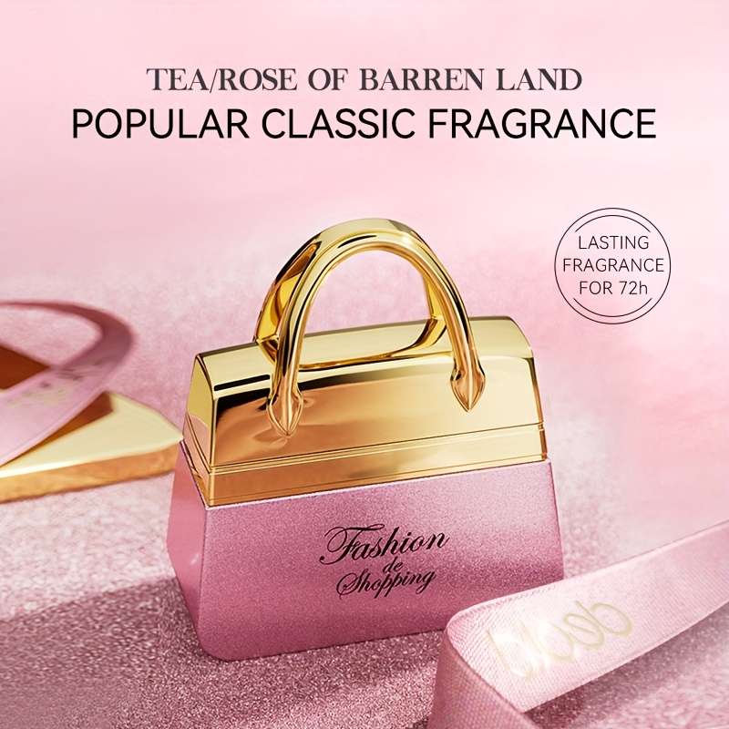 女性用ウッディフローラル香水、50ML ファッションハンドバッグデザイン、トップノート クチナシ