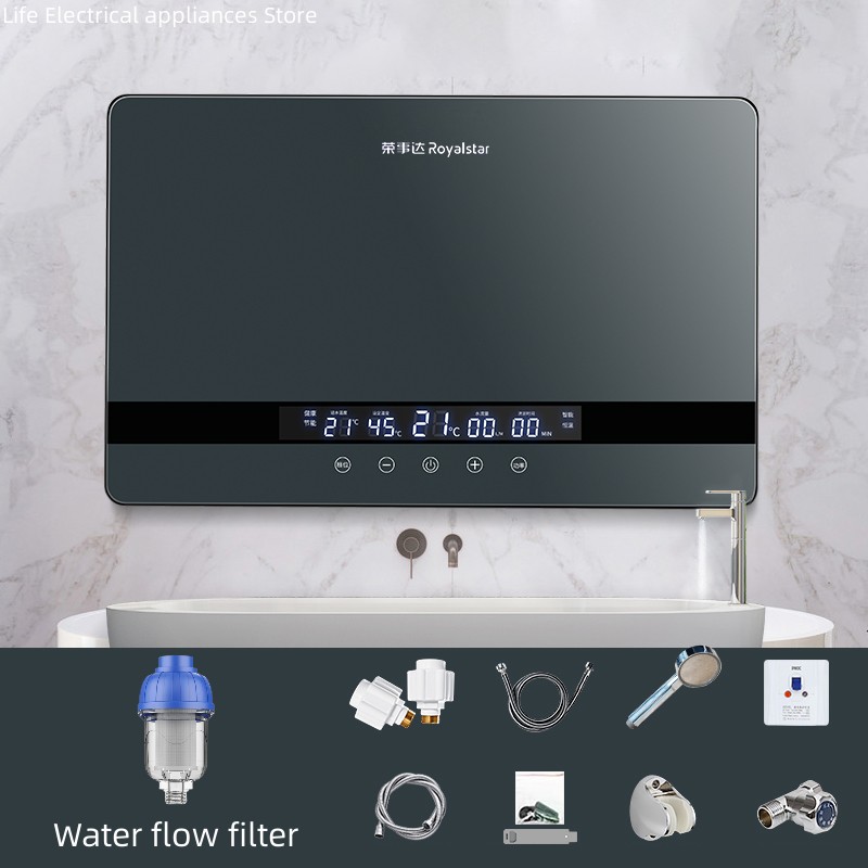 ハイエンドインテリジェント給湯器 8500 ワット瞬間加熱家庭用シャワー家電 LED タッチスクリーン浴室給湯