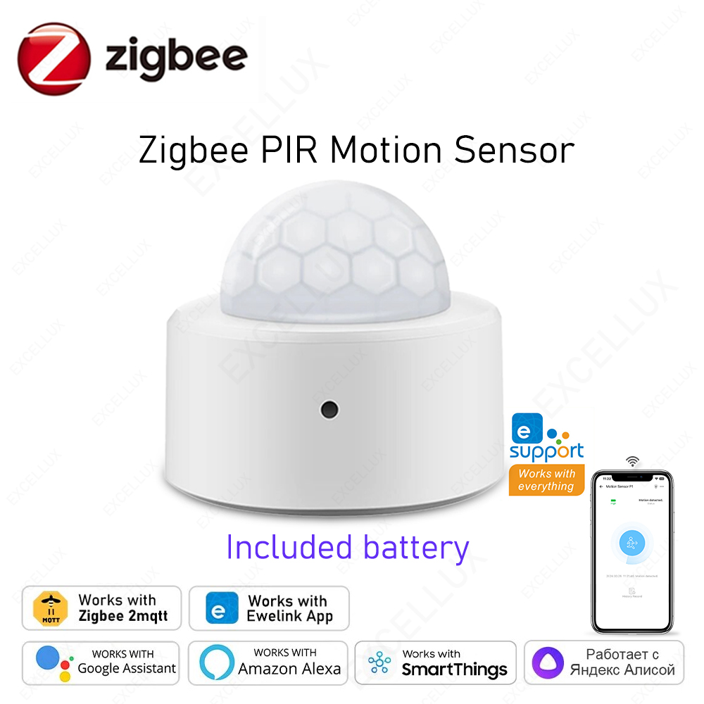Zigbee 人間 PIR モーションセンサー EWelink 身体動作スマート PIR センサー赤外線検出器ホームセキュリティ警報サポート ZBBridge Z2M