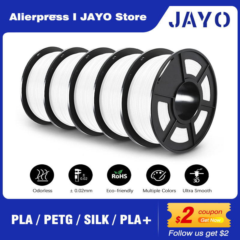 JAYO PLA/PLA メタ/PETG/シルク/PLA /木材/ABS/大理石 3D プリンタフィラメント 1.75 ミリメートル 5 キロ 3D プリンタ用 3D 印刷材料
