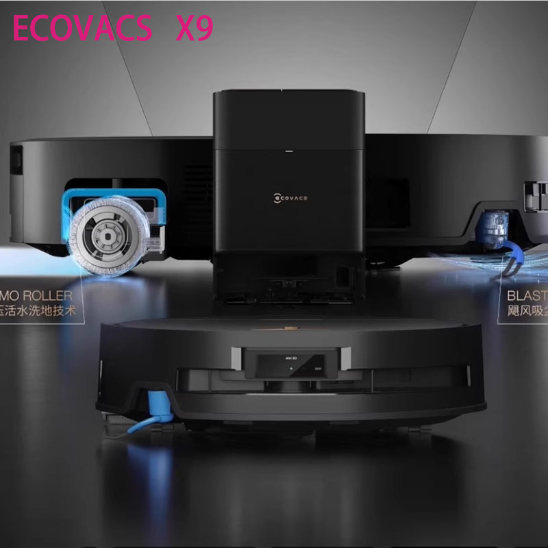 Ecovacs X9 ドラム、活性水、掃除、吸引、牽引が統合された床掃除ロボット