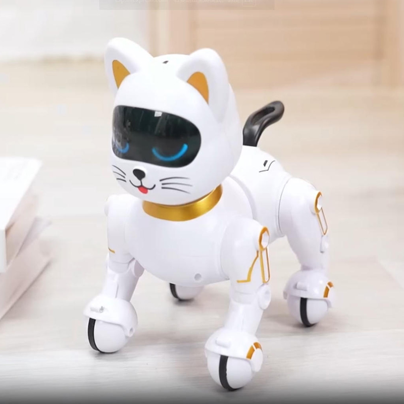 ロボットストーリーテリングプログラミングペット子供のリモコンインテリジェント機械猫電動少年のおもちゃ子供のギフト用