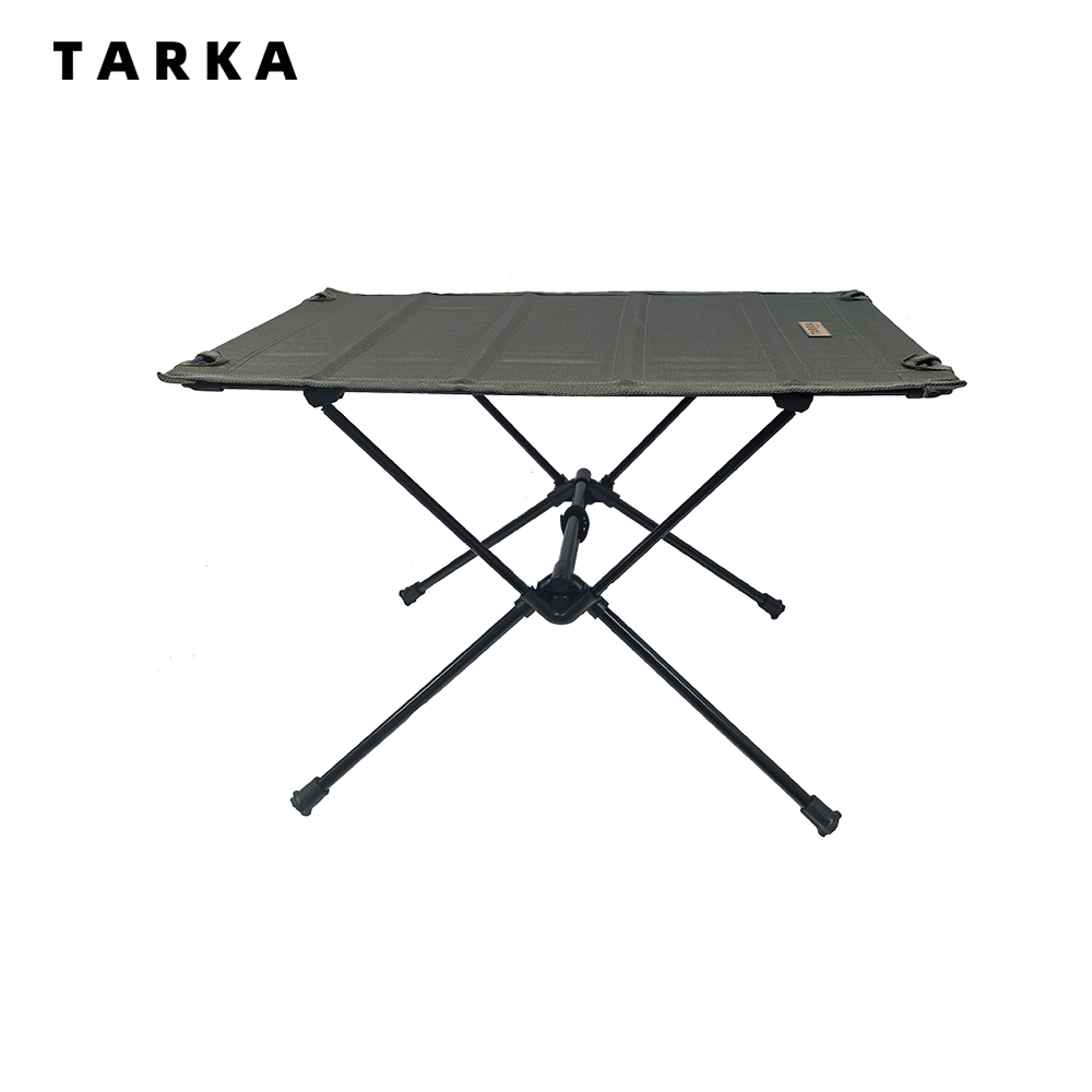 Tarka キャンプオックスフォード生地テーブル折りたたみデスク軽量折りたたみ布テーブル屋外釣りピクニックデスクキャンプ用品