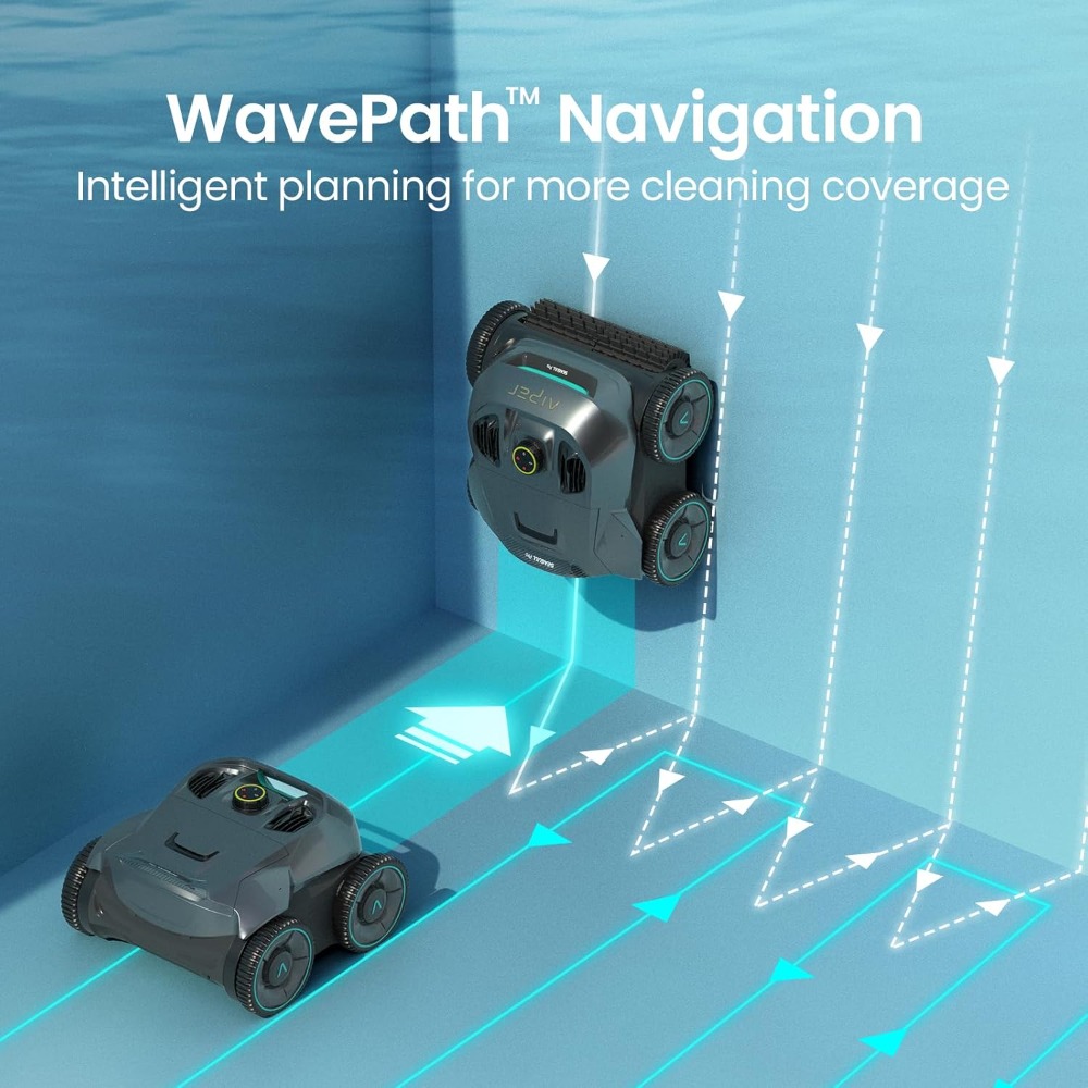 リニューアルされたコードレスロボットプールクリーナー、WavePathナビゲーション