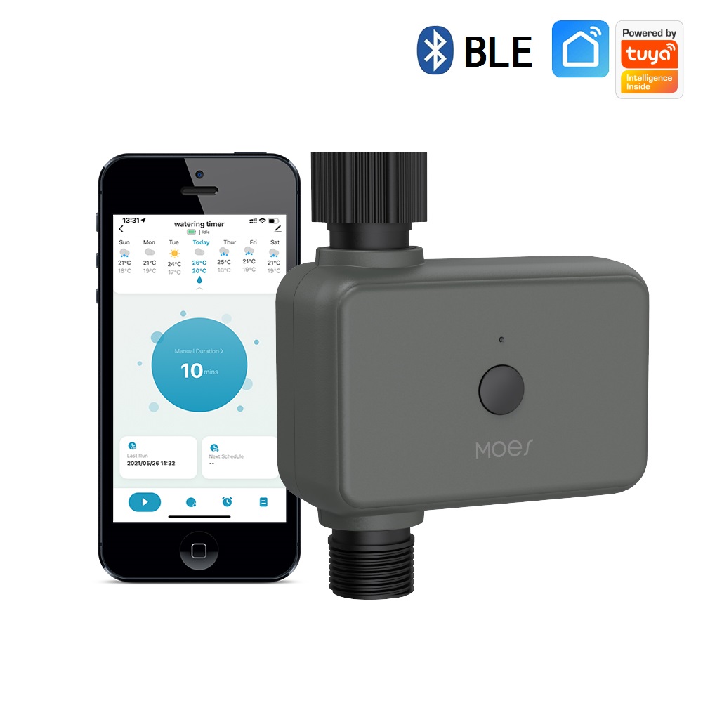 BLuetooth バルブ庭の散水システム自動灌漑プログラマ Tuya スマートライフホーム Moes タイマースプリンクラー点滴コントローラ