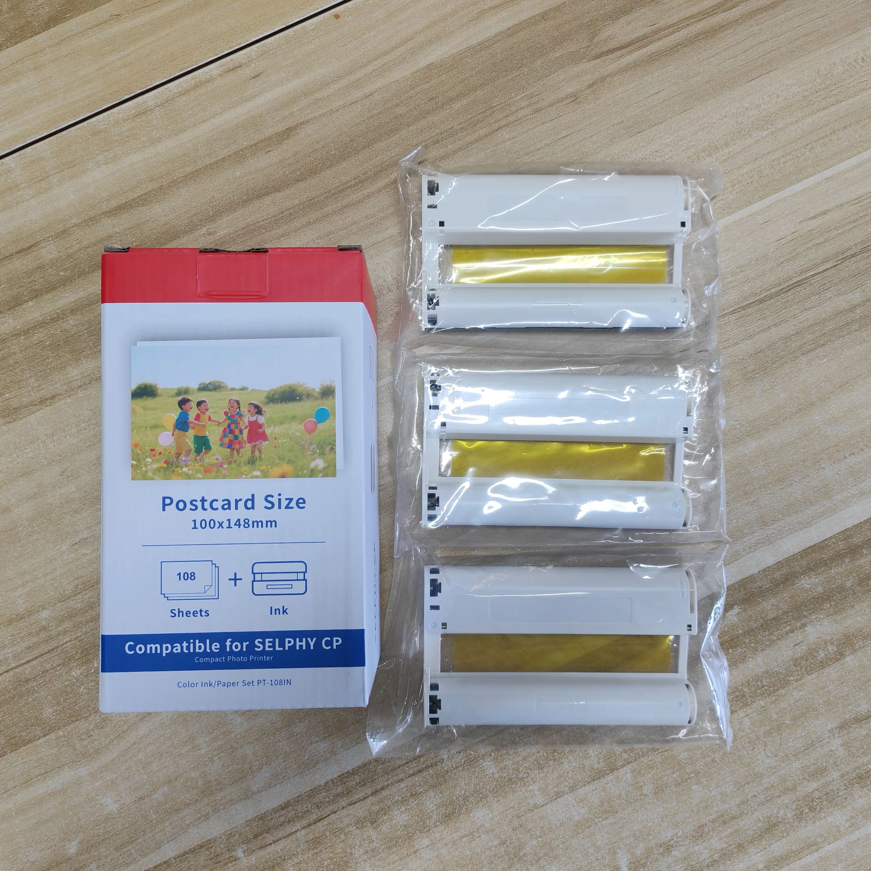 Canon KP-108 Selphy CP1300 写真用紙およびインク カートリッジ ホワイト KP-36in と互換性があります。
