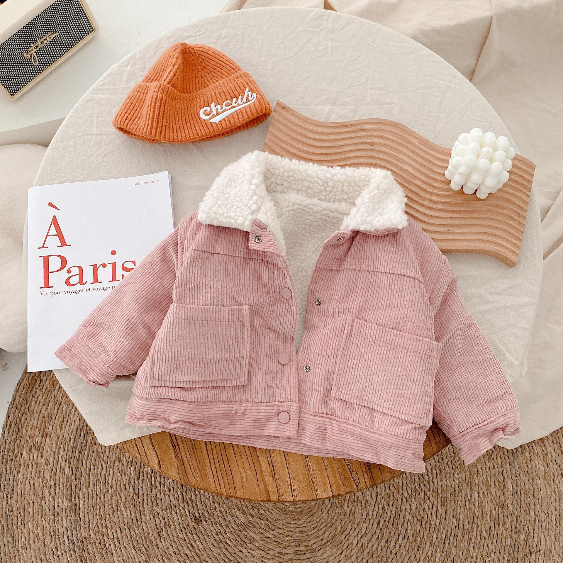 子供コート秋冬少年少女服新生児幼児ベビーコーデュロイジャケット子供服男の子 coatsoutwears