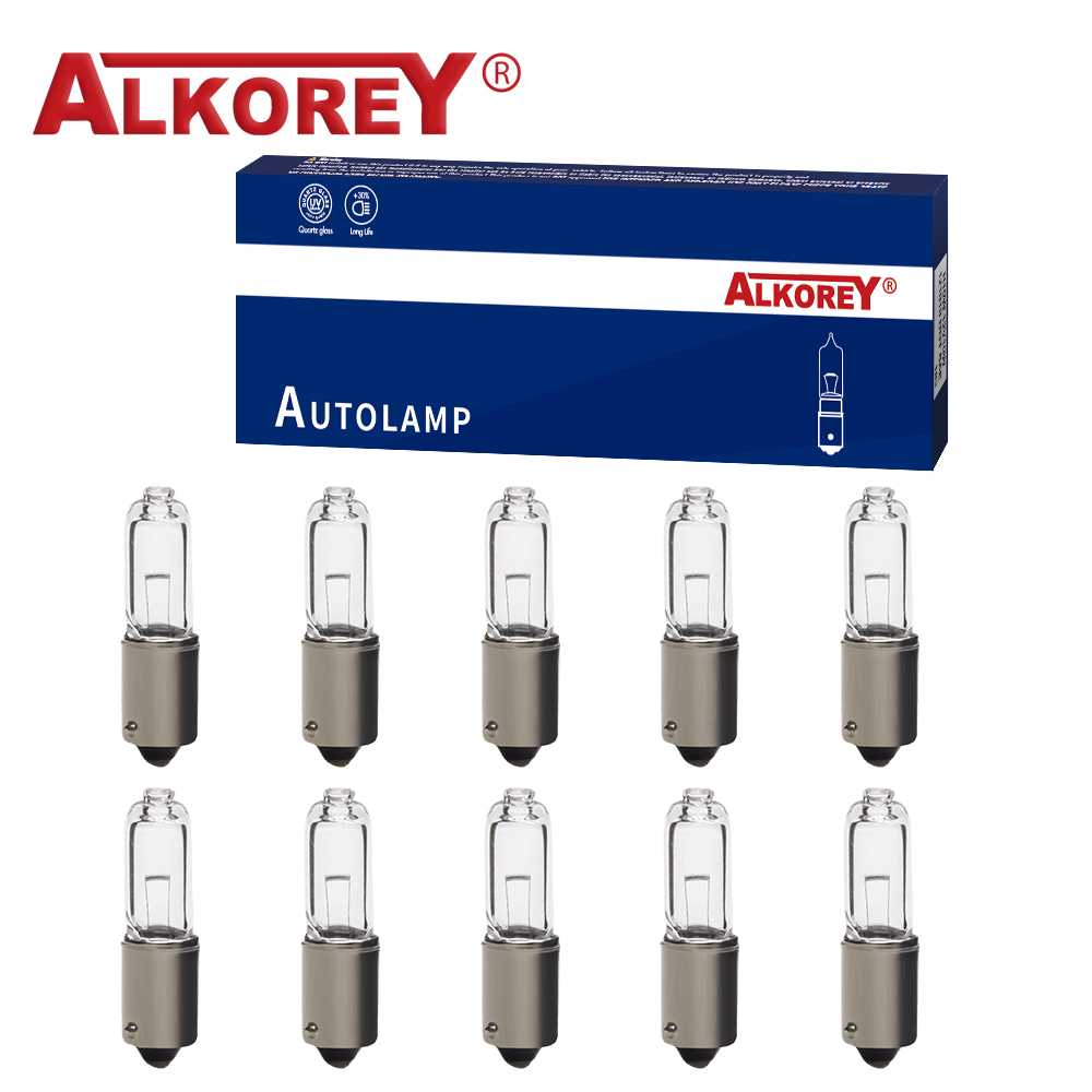 Alkorey 10 個 H21W BAY9S 12V 21 ワットハロゲンブレーキインジケーター信号ランプ車の電球石英ガラスハロゲンクリアランスライト