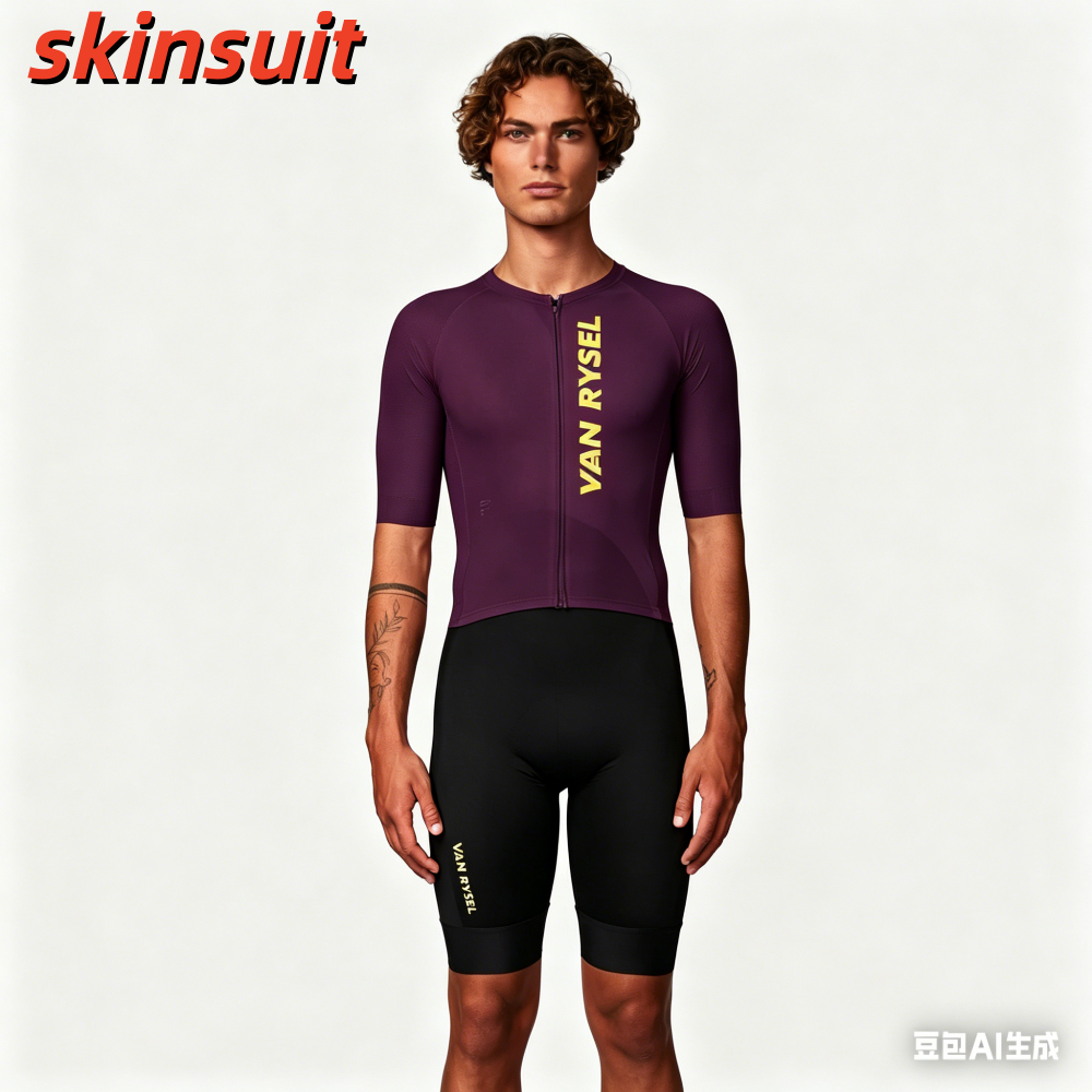 プロトライスーツメンズ半袖スキンスーツ世界トライアスロン服水泳サイクリングランニングジャンプスーツスケートカラフルなアパレル 2026
