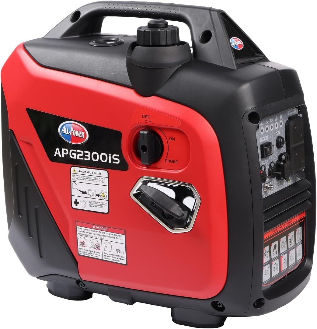 2000W 静かなインバーター発電機、EPA 認定 CO Minder、ホームキャンプ用 ECO モード