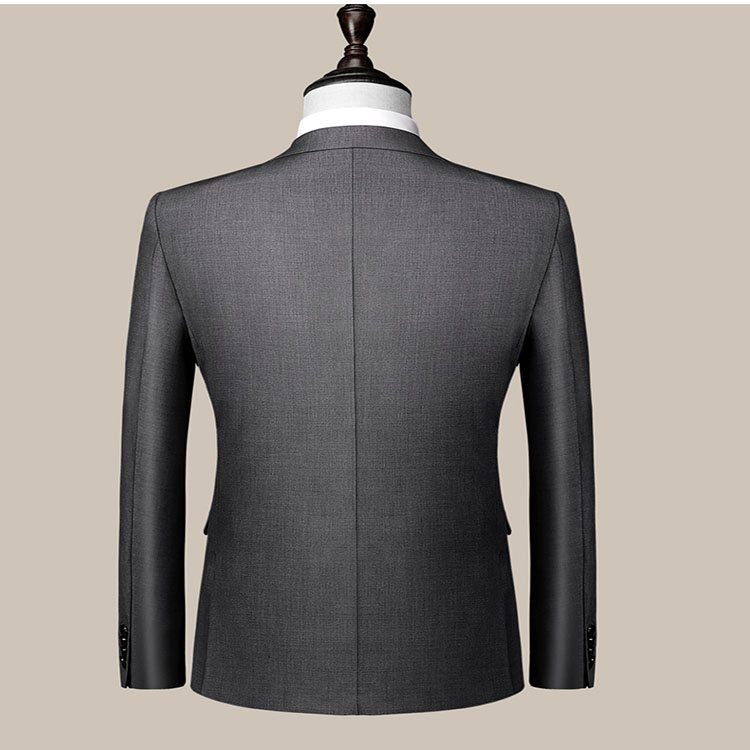 エレガントなハイエンドカスタム 3 ピーススリムフィットフォーマルビジネススーツ男性用