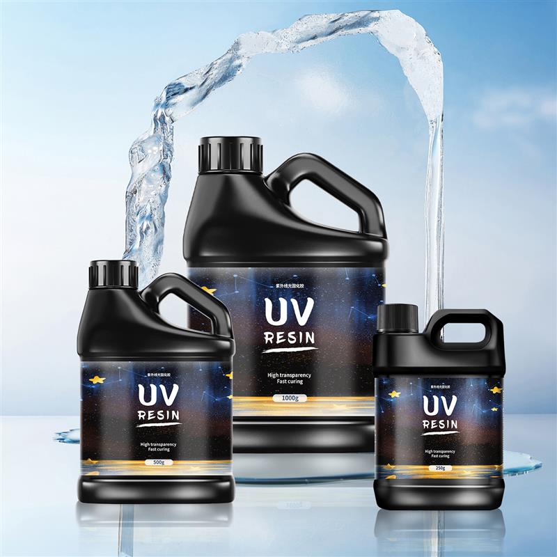 UV 樹脂接着剤低臭気速乾性透明紫外線液体 UV 硬化 DIY ジュエリー作成高硬度 250/500/1000 グラム