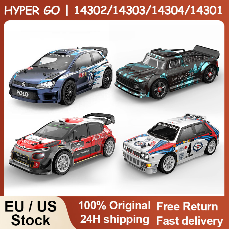 HYPER GO RC MJX 14304 14303 14302 ジャイロスコープ付き高速ドリフトカー - 子供用電動おもちゃフォルクスワーゲンレーシングギフト