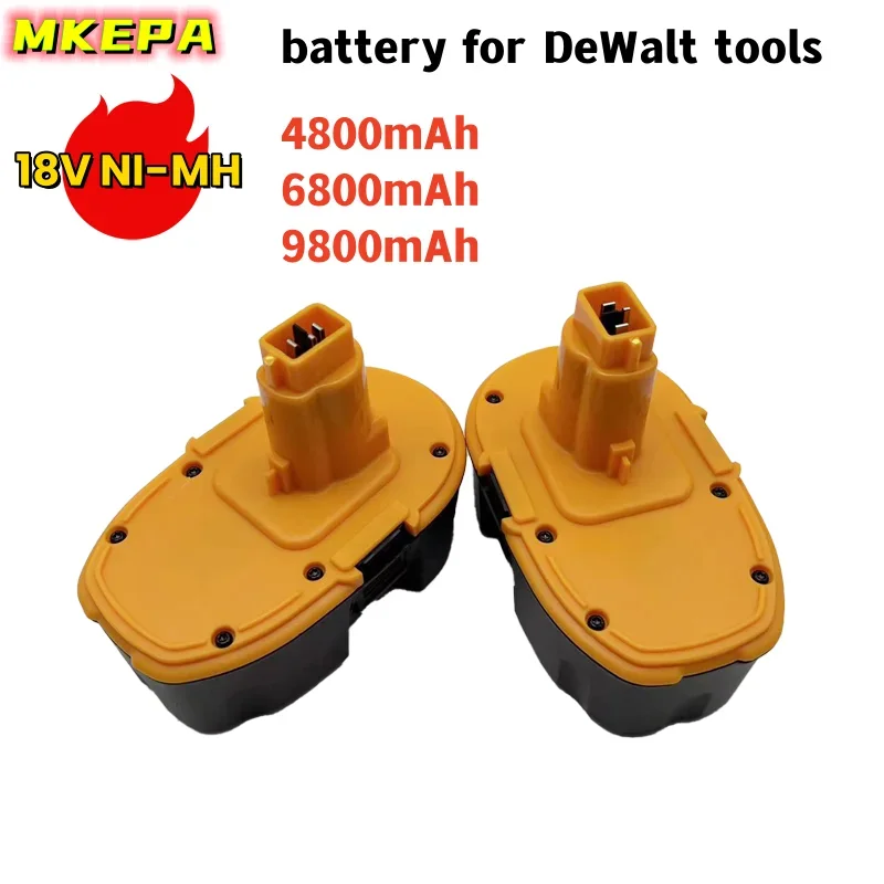航空輸送 18V 9800mAh ニッケル水素電動工具 Dewalt DC9096 DE9039 DE9095 DW9098 DE9503 DW9096 バッテリー交換