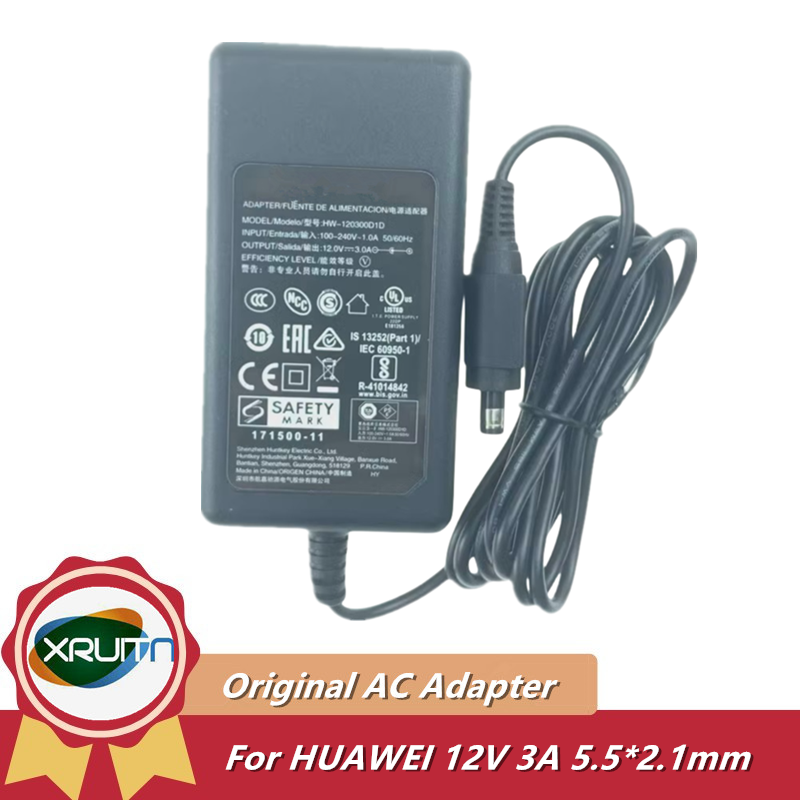 本物の 12V 3A 2A 36 ワット HUAWEI HW-120300D1D AC アダプタ充電器モニターテレビ電源