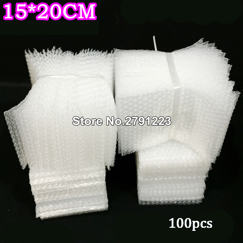 新品 150x200 mm バブル封筒 ラップバッグ ポーチ 包装用 PE メーラー 梱包パッケージ 100個入り