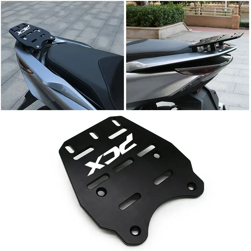 ホンダ PCX 160 PCX150 PCX125 PCX 160 150 125 オートバイリアブラケット収納ボックス荷物ケース貨物ホルダー棚ラックサポート