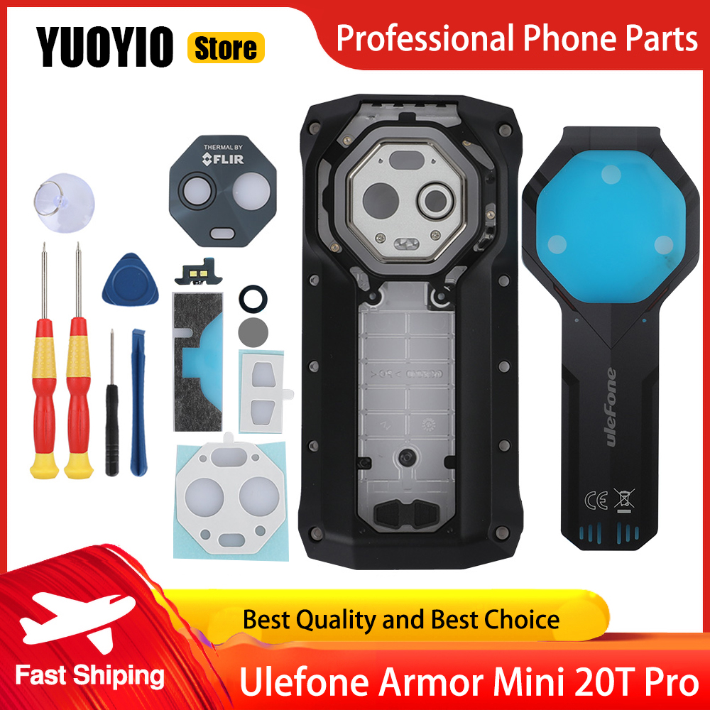 YUOYIO 100% 新しい保護バッテリーケース Ulefone アーマーミニ 20T プロ携帯電話バックカバーバッテリーカバーバックハウジング