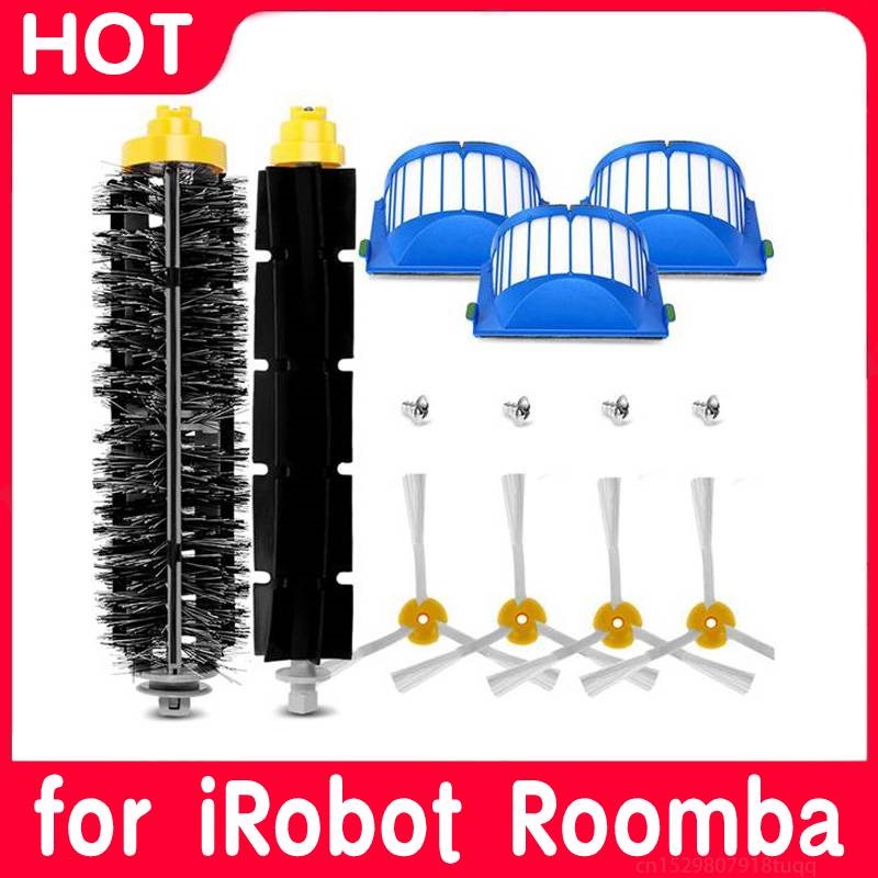 iRobot ルンバ 500 600 シリーズ掃除機アクセサリー交換部品ローラーブラシサイドブラシ HEPA フィルター互換性