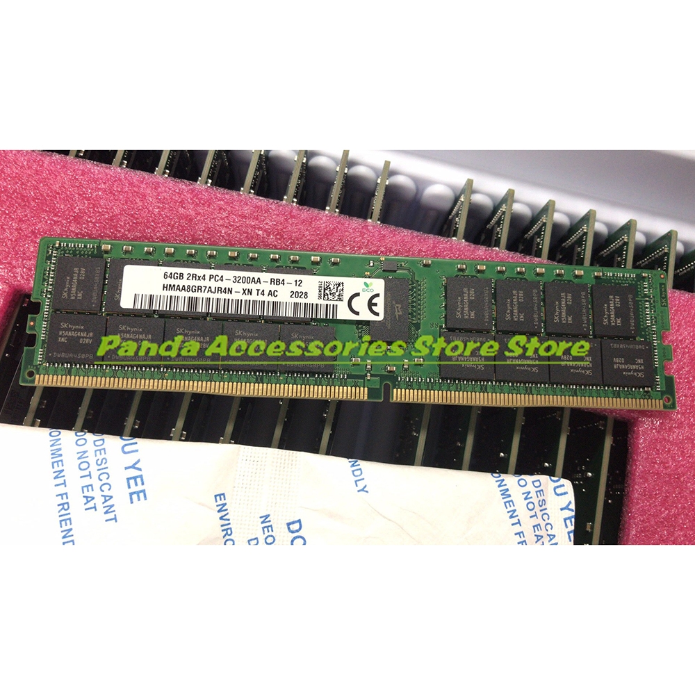 1個 RAM 64G REG ECC メモリ HMAA8GR7AJR4N-XN 64GB 2RX4 DDR4 PC4-3200AA