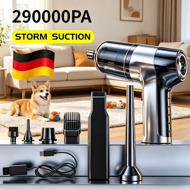 車の掃除機 4 In1 ワイヤレス掃除機ダスターハンドヘルド真空ポンプ家庭用ポータブルコードレス StrongSuction 車クリーナー