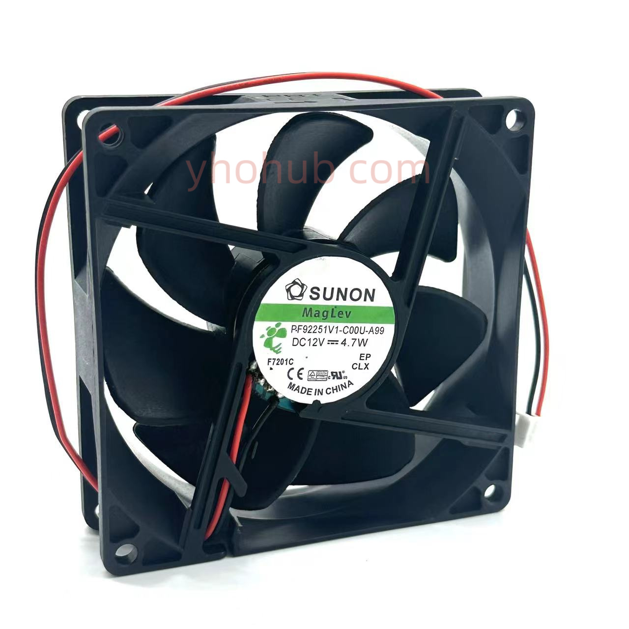 SUNON PF92251V1-000U-A99 DC 12V 4.7W 90X90X25mm 2線式サーバー冷却ファン