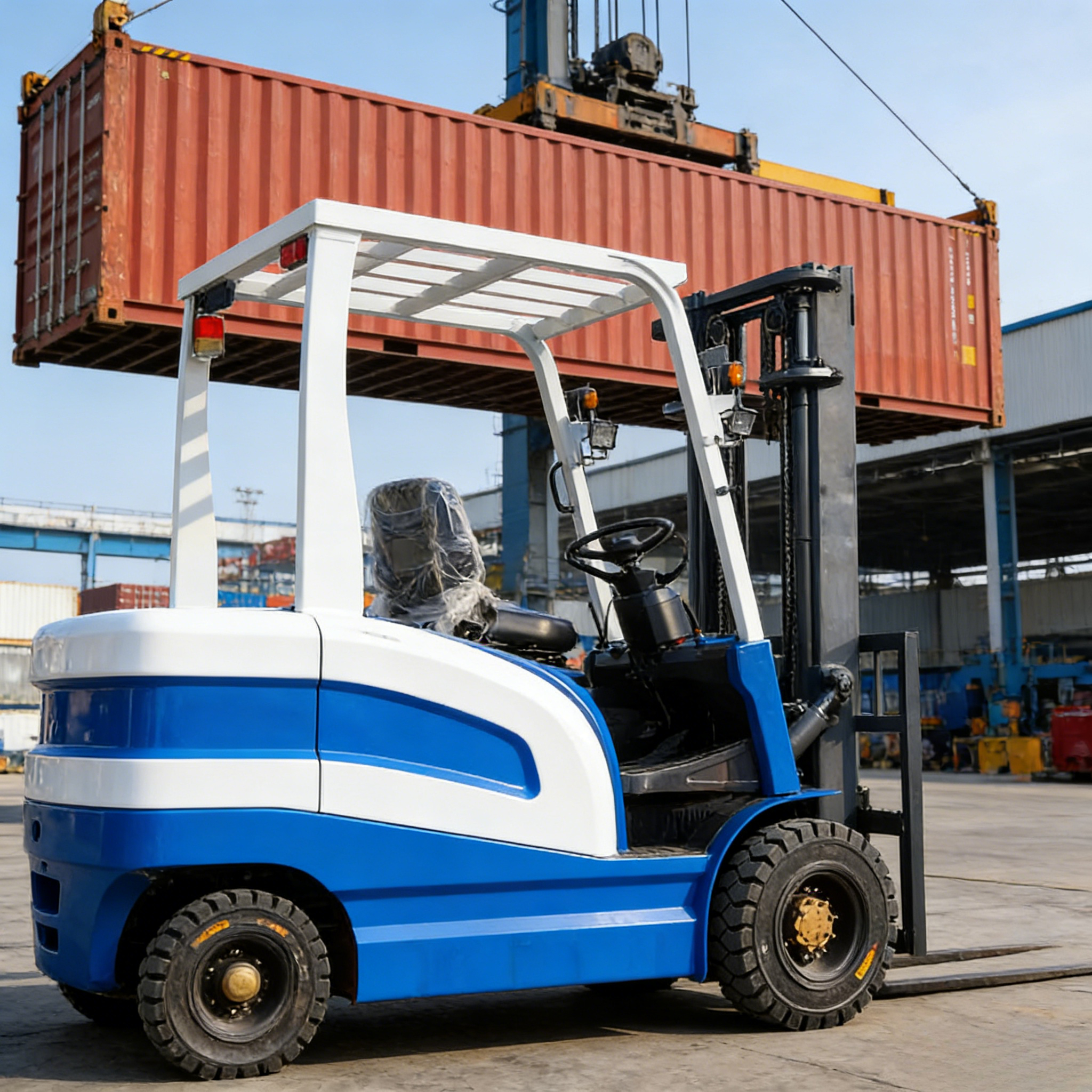Battery Powered Electric Forklift 1500kg 2000kg 3000kg for Factory and Logistics Handling semi electric straddle customized