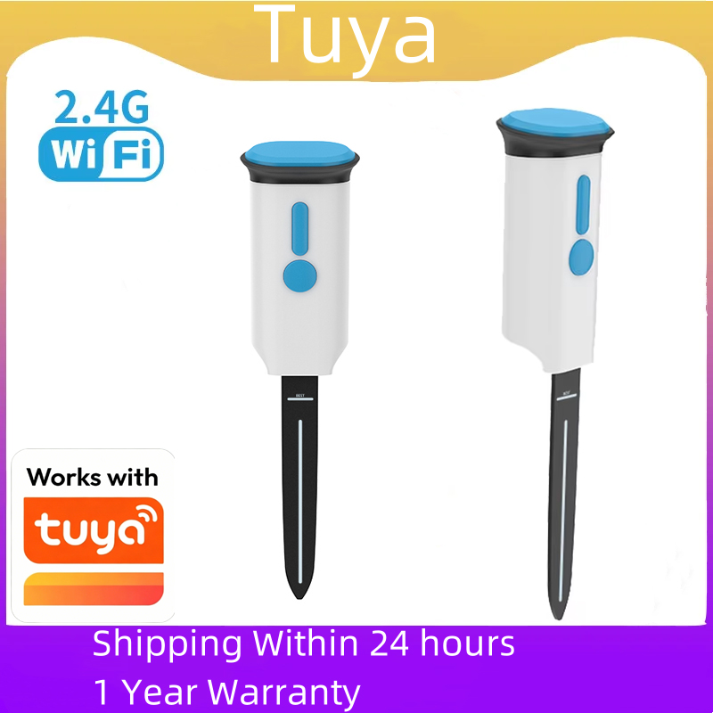 Tuya WiFi スマート土壌センサー IP66 防水 BT 5.0 ガーデン自動温度水分検出スマートシーンリンク植物用