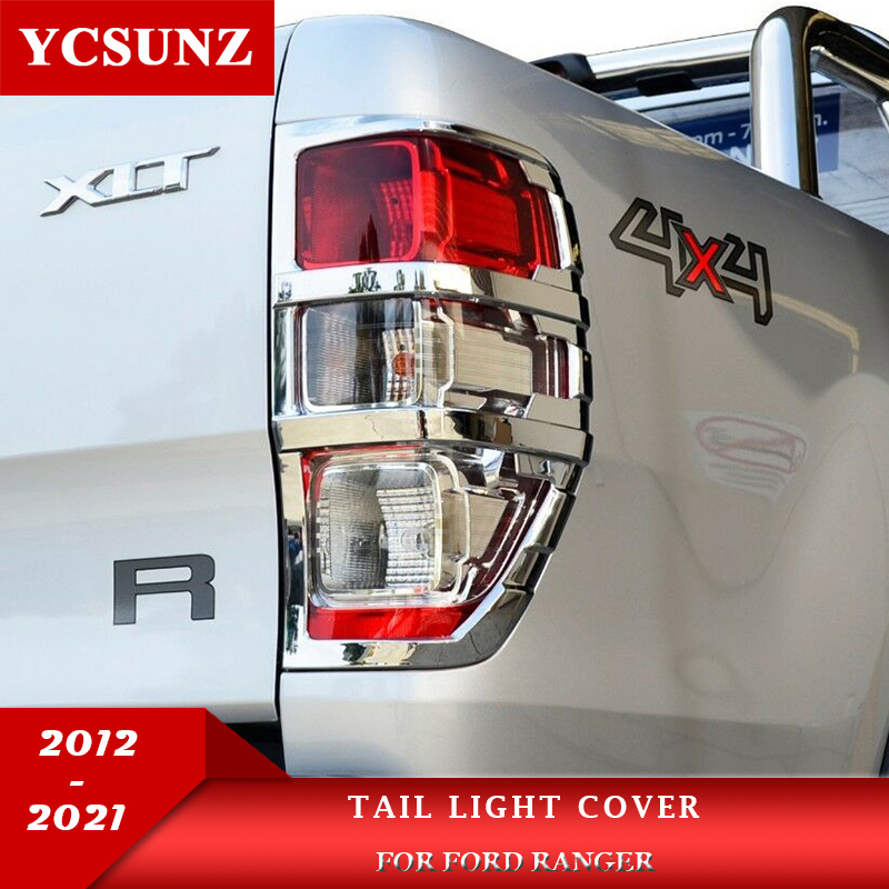 ABS クロームテールライトフォードレンジャー Wildtrak T6 T7 T8 2012 2013 2014 2015 2016 2017 2018 2019 2020 2021 車のスタイリング