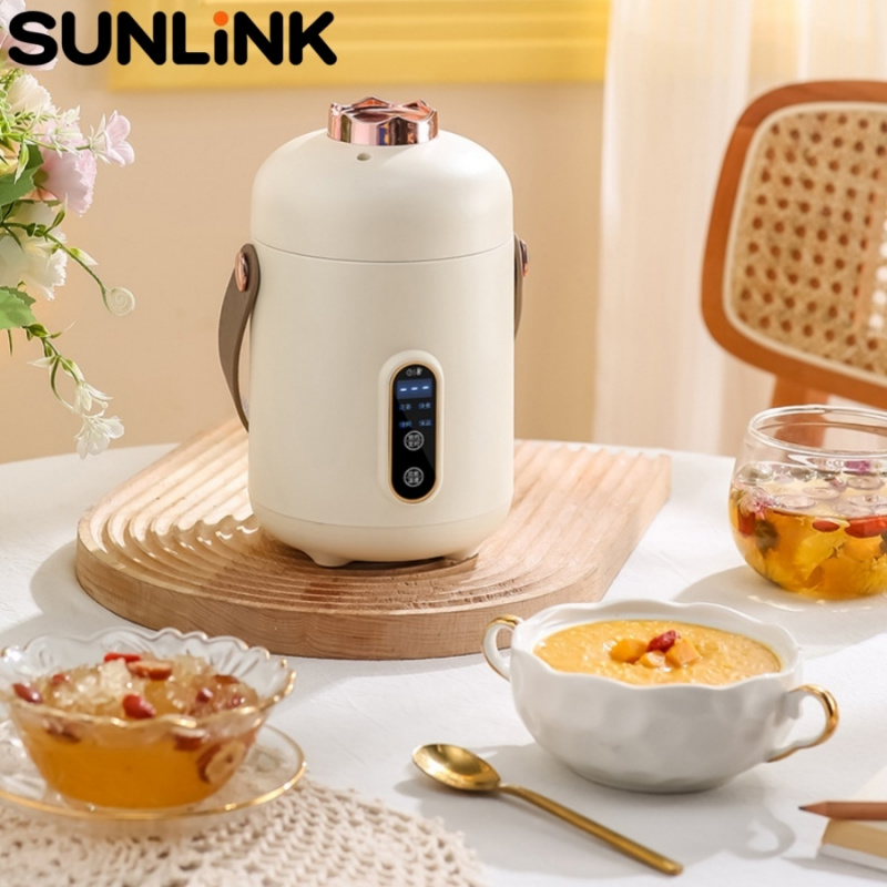 1pc 900 ミリリットルミニ電気炊飯器ポータブル多機能炊飯器保温ノンスティックセラミックライナーお粥スープライスシチュー用