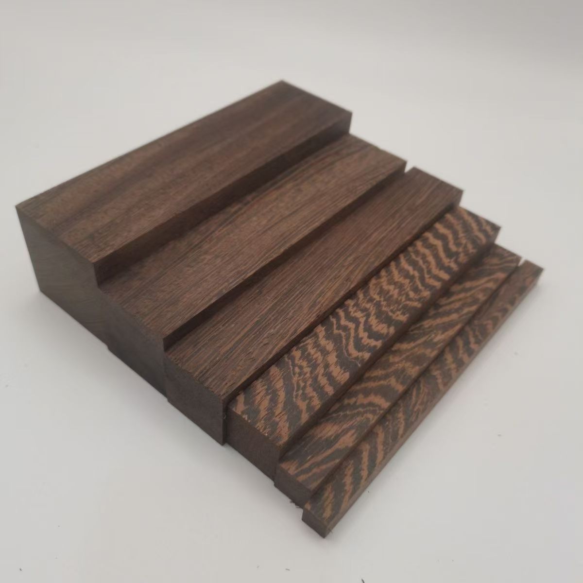 アフリカチキンウェンジウッドスクエアストリップ手作り DIY 工芸品製造原料彫刻木材