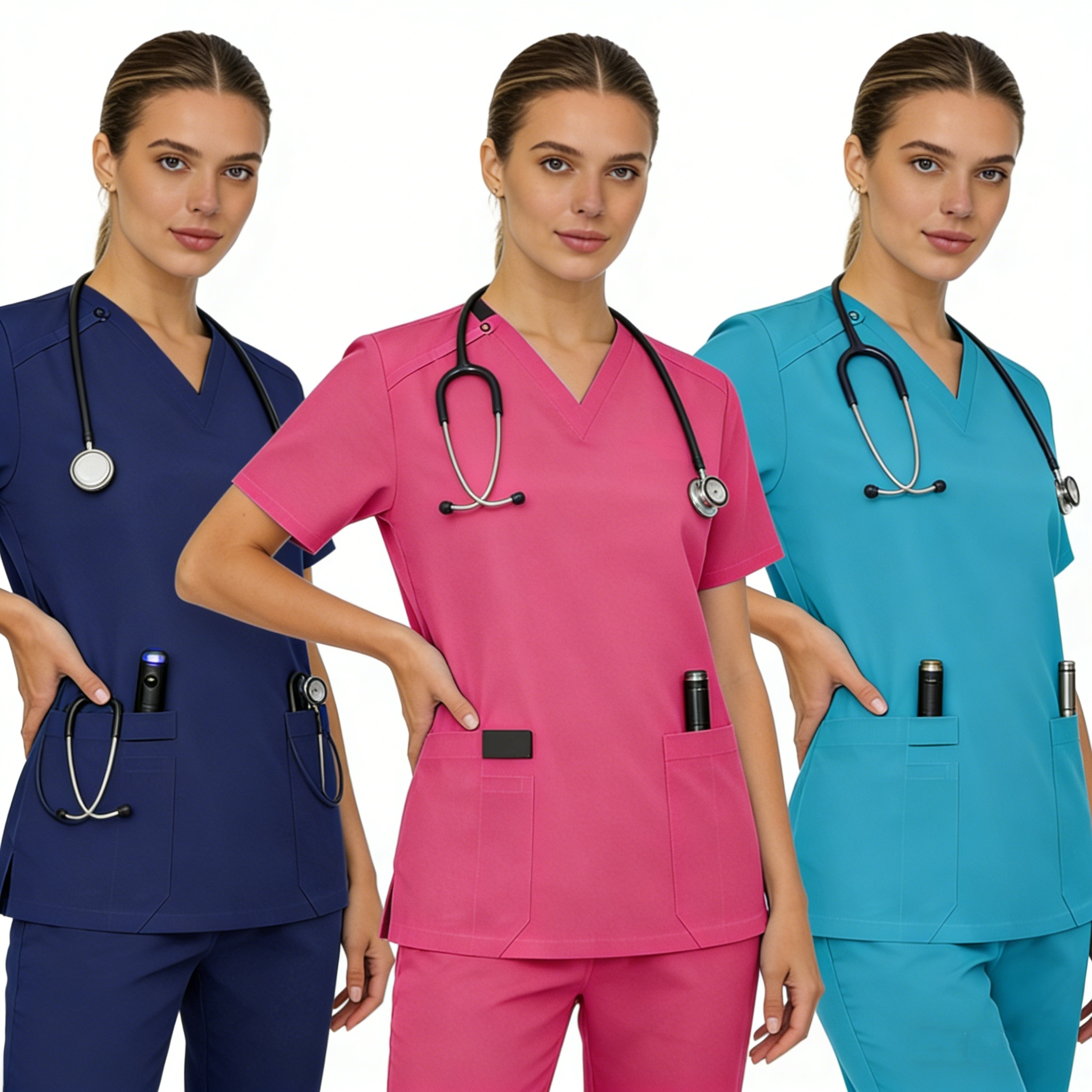歯科外科制服ペットグルーミングナース Tシャツ女性歯科病院ナース作業服医療スクラブトップス獣医医療ブラウス