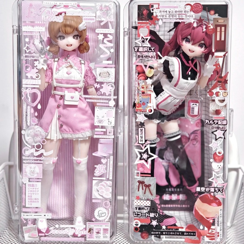 ネオエデン Mjd 人形ブラインドボックスライトナイトメアツインシリーズ可動アニメフィギュアグッズ玩具デスクトップ装飾装飾品 Pvc