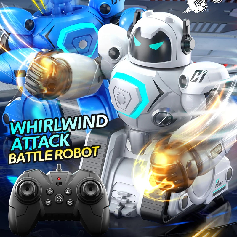 JJRC R30 リモコンボクシングサッカー格闘ロボット 2 親子インタラクティブ DIY 格闘ロボット子供のおもちゃ