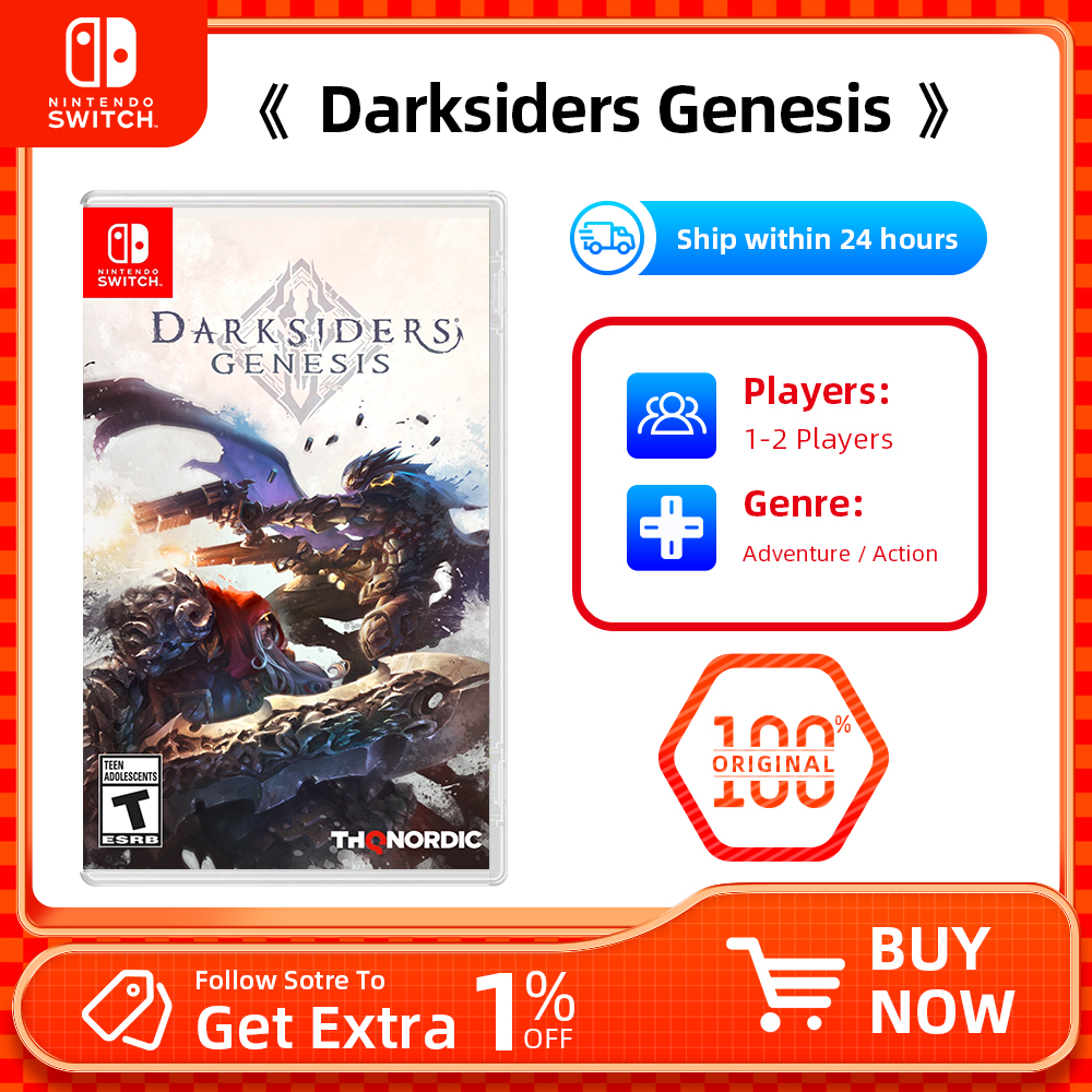 Nintendo Switch ゲーム - Darksiders Genesis - ゲームの物理カートリッジのサポート TV テーブルトップ ハンドヘルド モード
