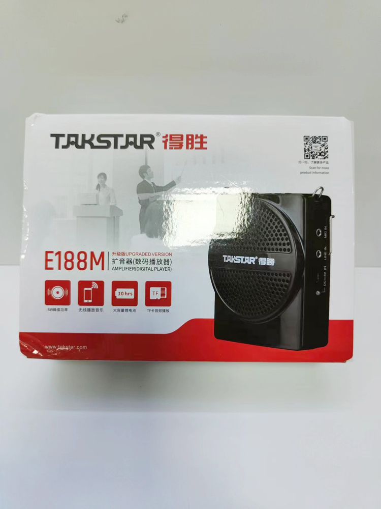 Takstar E188M (更新バージョン) ポータブルアンプスピーカーサポート USB ディスク TF カード 10 ワット出力電力互換性 Bluetooth5.0