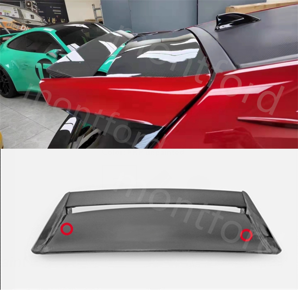 VRS スタイルトヨタヤリス GR GXPA16 リアカーボンファイバーリアスポイラーウイング車外装交換カーアクセサリー FRP ボディキット
