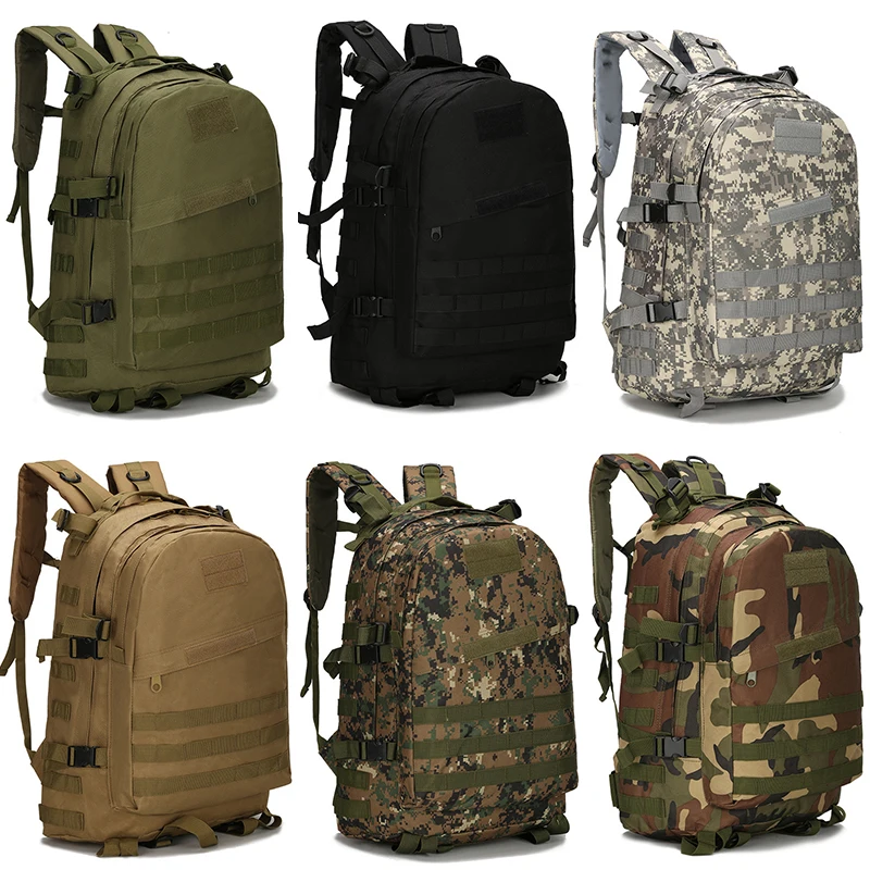 2026 屋外の戦術的なバックパック 40L 大容量 Molle バックパックバッグ迷彩トレッキング狩猟キャンプキャンプハイキングバッグ新