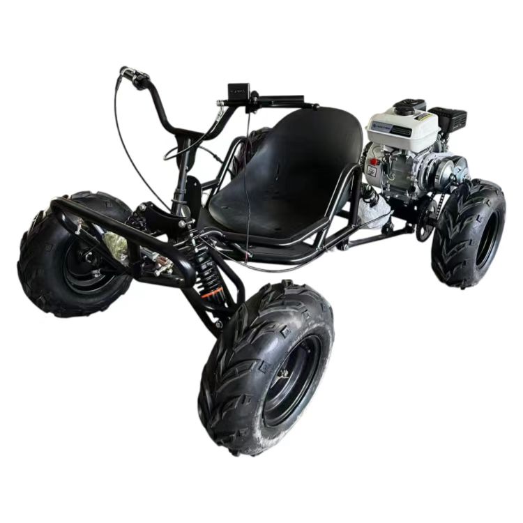 屋外 212cc 4 ストローク 60km/h 8 インチホイールカート 250kg 耐荷重油圧ディスクブレーキプルスタート全地形オフロードカート
