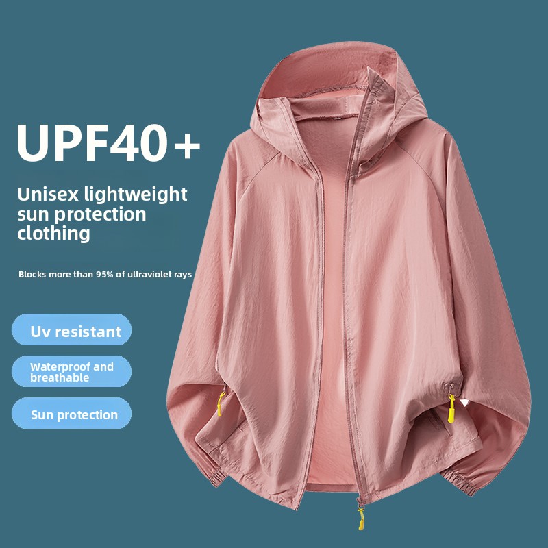 通気性の抗 UV 日焼け止めコートファッショントレンディなアウトドアカジュアルアウターウェア女性夏超薄型アイスシルク日焼け止めジャケット