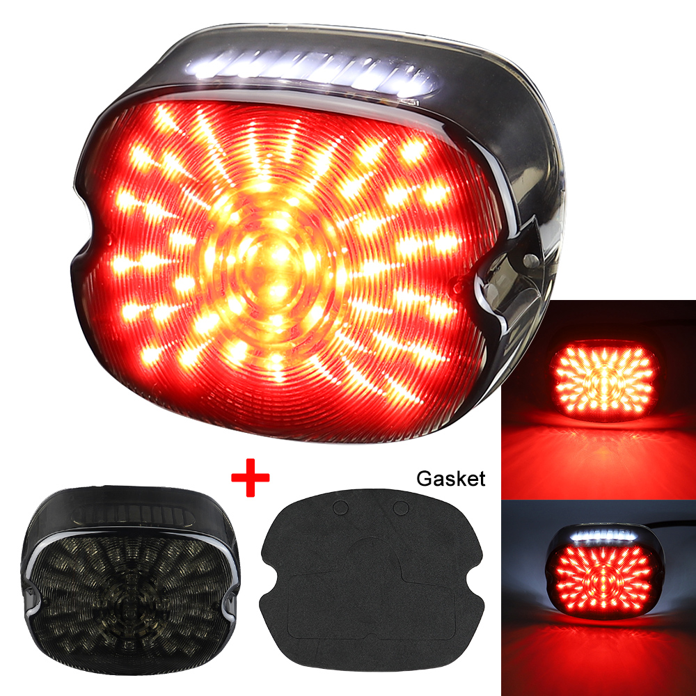 オートバイ LED テールライトプラグアンドプレイブレーキターンシグナルリアライトスポーツスターダイナエレクトラグライドロードツーリングソフテイル用